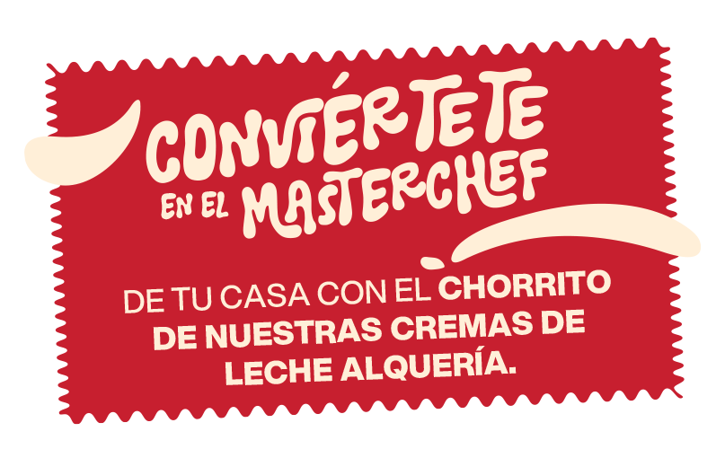 Conviértete en el masterchef de tu casaestras cremas de leche Alquería.