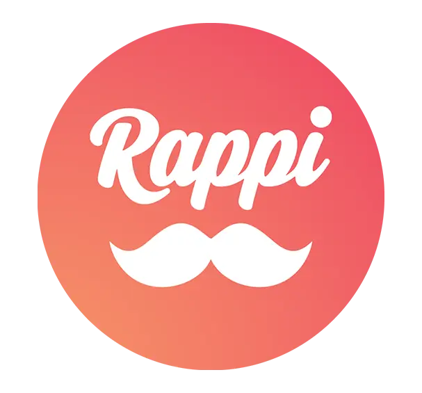 Logotipo de Rappi, aliado comercial de Alquería.